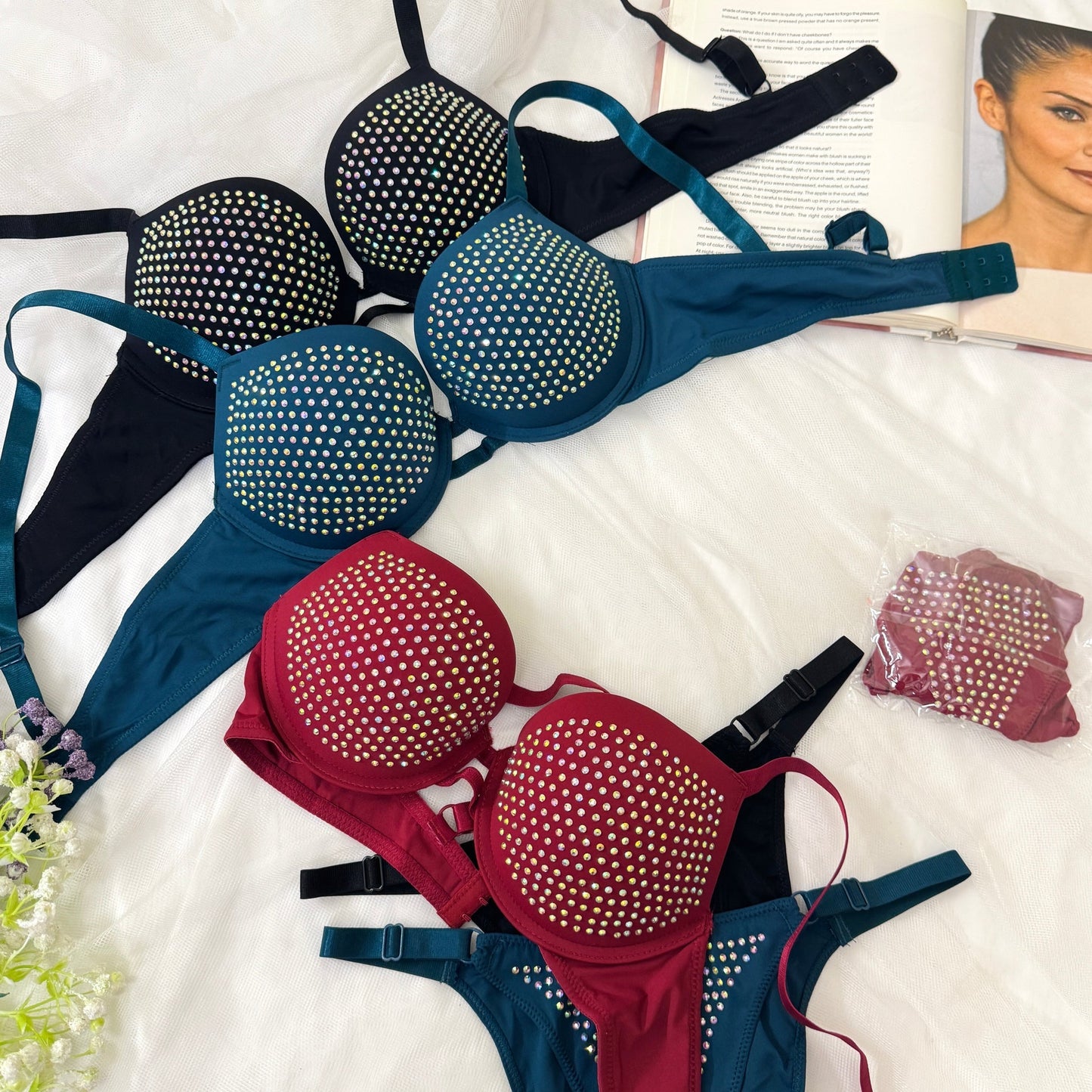 Beaded VS Bra Set (Premium) – Luxury Redefined