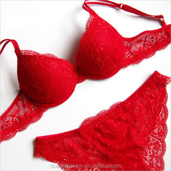 Lace Bra & Panty Bridal Set