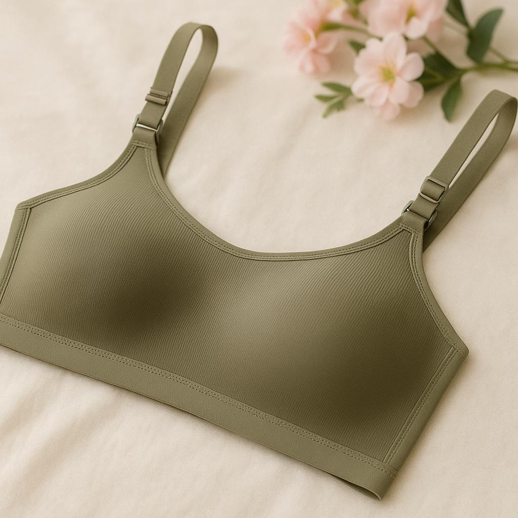 Wireless T-Shirt Bra with Adjustable Straps