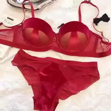 Bra gathered half cup