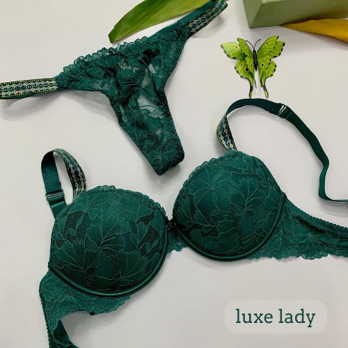 BILLY LUXURY PUSH UP BRA SET