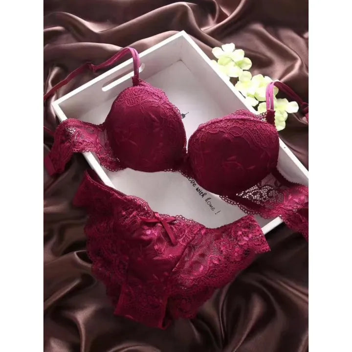 Lace Bra & Panty Bridal Set