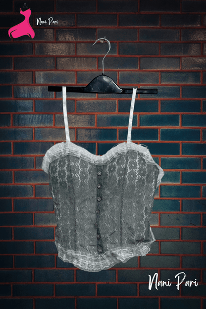 Front Net Padded Fancy Top