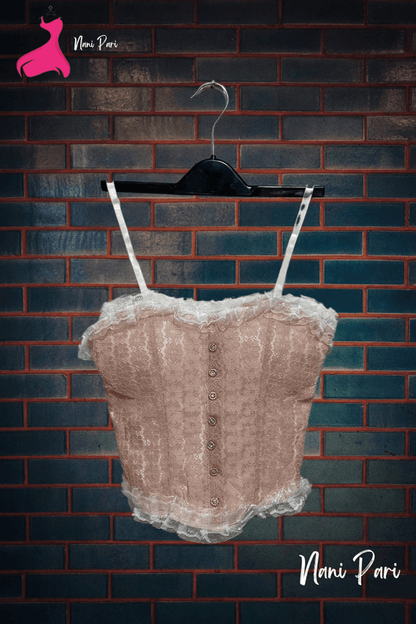 Front Net Padded Fancy Top