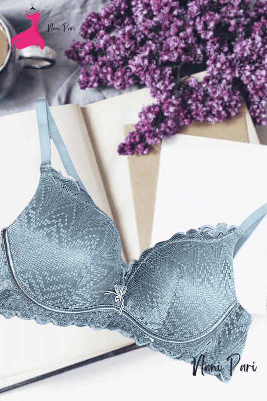 Front Net Thin Padded Stylish Bra