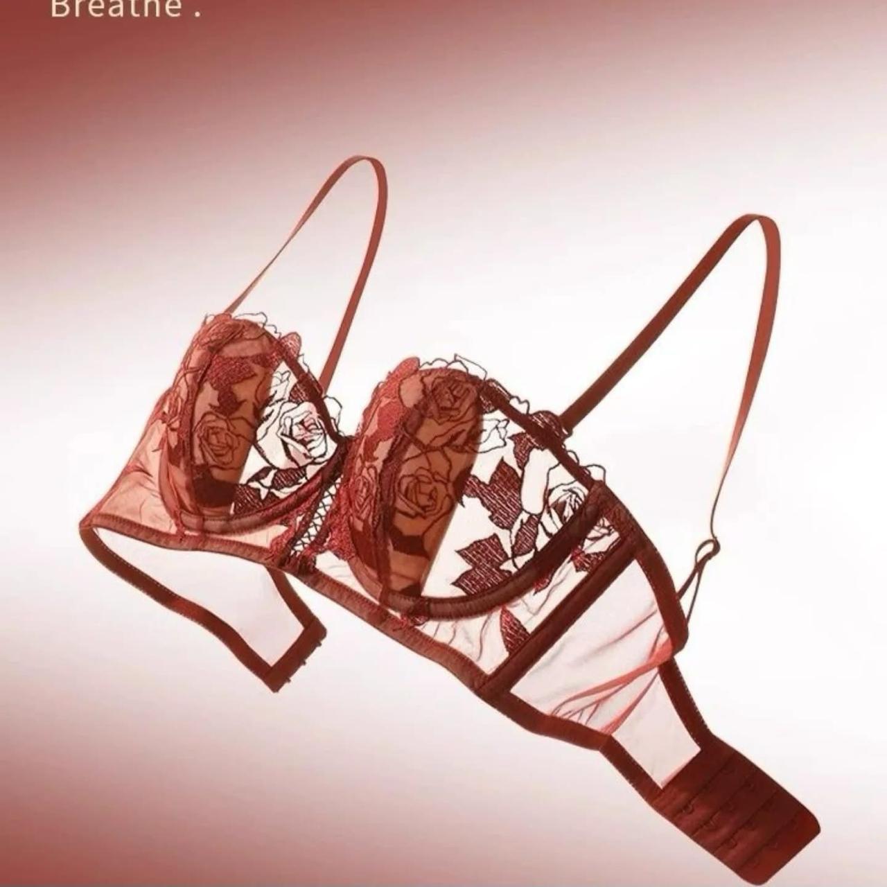 lace Half Cup bra ultra-thin beautiful back bra with soft steel ring