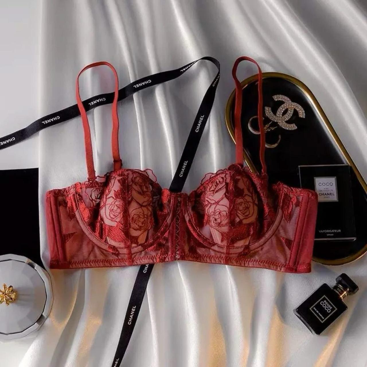 lace Half Cup bra ultra-thin beautiful back bra with soft steel ring