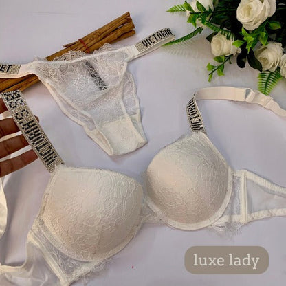 Victoria’s Secret Embroidered Bra & Panty Set