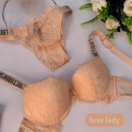 Victoria’s Secret Embroidered Bra & Panty Set