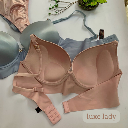 SILK LIGHT PUSH UP BRA SET