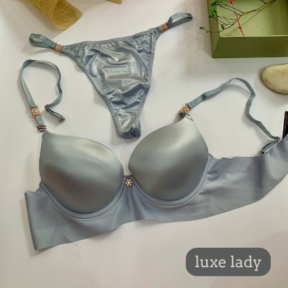 SILK LIGHT PUSH UP BRA SET