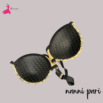 Leopard Style Soft Strepless Comfort Bra